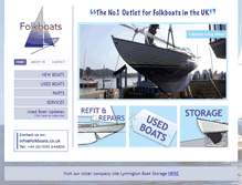 Tablet Screenshot of folkboats.co.uk